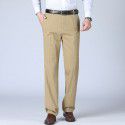 Men's Business Casual Pants Spring and Autumn New Korean Fashion Straight Leg Pants Medium Waist Casual Men's Cotton Pants 