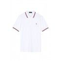 Men's casual trend cotton POLO shirt New summer T-shirt Color blocking bottom top Men's half sleeve 