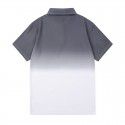 Men's Summer New Loose Fashion Brand Hanging Dyed Half Sleeve Men's Top Youth Gradual Menswear 