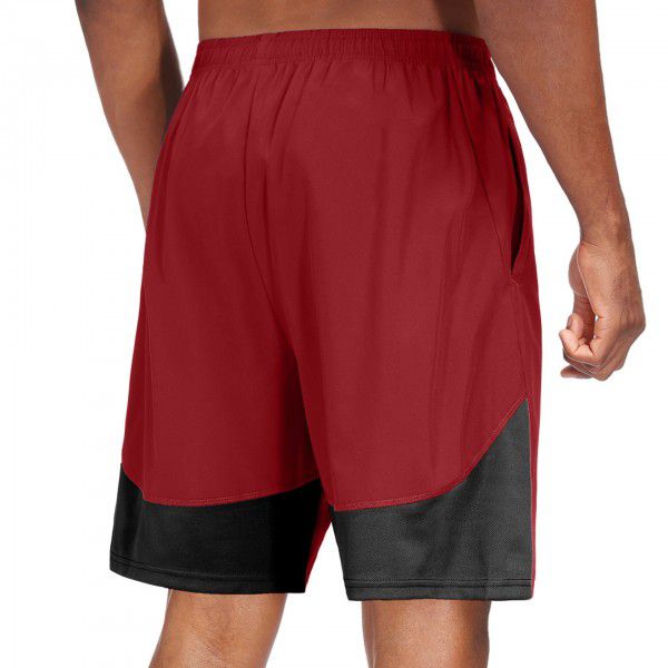 Summer fitness running five-point beach pants Men's quick-drying loose casual outdoor muscle sports shorts 