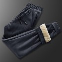 Winter Silver Fox Coat Men's Fat Plus Size Sweater Set Thickened Cashmere Warm Lamb Sweatwear Men 