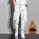 Japanese men's wear Japanese autumn functional overalls Men's loose oversized casual pants Leggings Harlan casual pants Men 