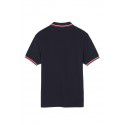 Men's casual trend cotton POLO shirt New summer T-shirt Color blocking bottom top Men's half sleeve 