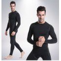 Sports tight-fitting long-sleeved quick-drying training fitness suit men's high elastic compression basketball top football running 