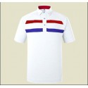 New Summer Panel Quick Dry Casual Stripe Breathable Outdoor Sportswear POLO Shirt Men's Short Sleeve Logo 