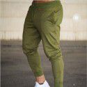 Muscle Style Men's Autumn and Winter New Sports Leisure Slim Fit Fitness Pants Men's Pants Small Leg Strap Pants 