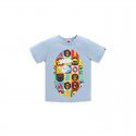 Children's colorful square casual short sleeve T-shirt for boys and girls 