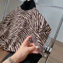 Children's T-shirt 2022 squinting autumn new products for boys and girls zebra knitted top baby Korean version three-quarter sleeve T 