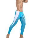 Men's cycling sports pants mesh breathable fitness training tights high elastic 