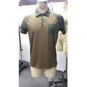 Men's T-shirt Summer Men's Outdoor Retro Contrast Color Tactics Polo Sports T-shirt Men's T-shirt Sports 