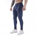 Men's sports pants stretch cotton casual small leg large zip pocket men's pants 