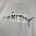 American street tee loose simple tuna high definition letter print T-shirt male couple youth 