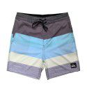 New Men's Elastic Surfing Beach Pants Sports Running Quick Dry Fitness Casual Style Five-point Shorts 