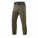 Camo Workwear Pants Solid Plaid Multi Pocket Pants Breathable Tactical Pants 