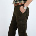 Autumn and Winter New Workwear Pants Men's Pants Military Plus Size Cotton Loose Multi Pocket Casual Pants 