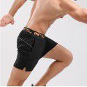 Summer running loose casual quick-drying elastic fashion sports shorts Men's thin training fitness pants 