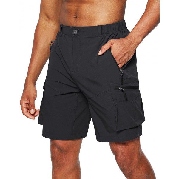 Men's Workwear Shorts Large New Zip Shorts Multi Pocket Mobile Men's Shorts 