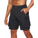 Men's Workwear Shorts Large New Zip Shorts Multi Pocket Mobile Men's Shorts 