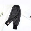 Baby plush long pants for boys and girls Leisure sports pants for children Thickened golden velvet warm pants 