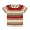 New Men's and Women's Treasure Stripe Short Sleeve T-shirt Fashion Little Kids' Wear 