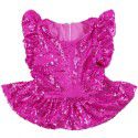 Summer girls mermaid T-shirt beach top mermaid glittering children sequin lace sleeve vest 