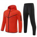 Autumn and Winter Men's Sports Imitation Cotton Sweater Set Basketball Football Fitness Leisure Team Jersey Playcoat Training Zipper Coat 