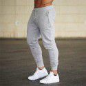 Muscle Style Men's Autumn and Winter New Sports Leisure Slim Fit Fitness Pants Men's Pants Small Leg Strap Pants 