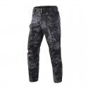 Camo Workwear Pants Solid Plaid Multi Pocket Pants Breathable Tactical Pants 