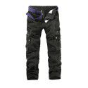 Men's overalls Casual cotton outdoor multi-pocket solid color pants Men 