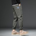 Youth Autumn and Winter New Fashion Simple Versatile Leggings Casual Men's Loose Crop Pants 