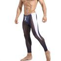 Men's cycling sports pants mesh breathable fitness training tights high elastic 