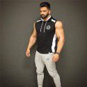 Muscle Style Men's Autumn and Winter New Sports Leisure Slim Fit Fitness Pants Men's Pants Small Leg Strap Pants 