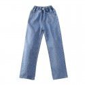 Girls' Denim Wide Leg Pants Spring and Autumn Outwear Fashionable New Medium and Large Children's Loose Pants Children's Pants 