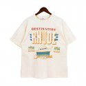 Classic Sunset Print Short Sleeve T-shirt Men Tee High Street Fashion Label T 