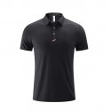 New men's and women's work clothes, polo shirt, short sleeve sportswear, ice silk casual top 