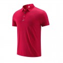 New men's and women's work clothes, polo shirt, short sleeve sportswear, ice silk casual top 