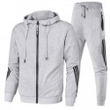 New Spring and Autumn Sweater Set Men's Pants Youth Leisure Running Sports Set Men's Two Piece Set 