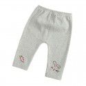 Korean version of girls' bottoming pants, middle and young children's baby pants, Korean version of girls' pants, wholesale, middle waist baby pants 