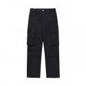 Fall new American style street fashion straight tube all-season casual pants Boys' multi-pocket personalized overalls 