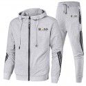 Casual Sports Two Piece Men's Sweater Set Hoodie Print Men's Sweater 