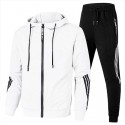 New Spring and Autumn Sweater Set Men's Pants Youth Leisure Running Sports Set Men's Two Piece Set 