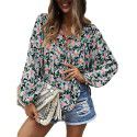 Printed Sexy Women's Top Spring/Summer Temperament Casual Holiday Style T-shirt