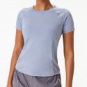 Nude Sports Top Women's Back Loose Fit Top Running T-shirt