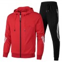 New Spring and Autumn Sweater Set Men's Pants Youth Leisure Running Sports Set Men's Two Piece Set 