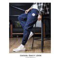 Men's Jeans Spring New Workwear Loose Leggings Harlan Versatile Fat Casual Pants Leggings 