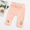 Korean version of girls' bottoming pants, middle and young children's baby pants, Korean version of girls' pants, wholesale, middle waist baby pants 