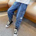 Children's Pants New Boys' Jeans Autumn Casual Pants Big Boys' Pants Fashion Boys' Clothing 