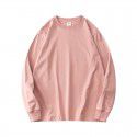 Autumn long-sleeved white cotton t-shirt women's all-cotton solid color basic round neck bottom shirt 