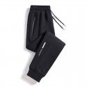 Pure cotton sports pants Men's spring and autumn thin casual trousers, closed-up guard pants, autumn loose large leggings trend 