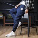 Men's Jeans Spring New Workwear Loose Leggings Harlan Versatile Fat Casual Pants Leggings 